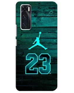 Чехол для Vivo V20 se с картинкой «Jordan Cyan 23» Чехол для Vivo V20 se с картинкой «Jordan Cyan 23»