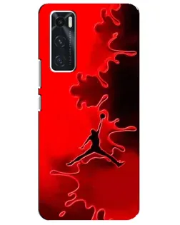 Чехол для Vivo V20 se с картинкой «Jordan Red Smoke» Чехол для Vivo V20 se с картинкой «Jordan Red Smoke»