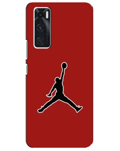 Чехол для Vivo V20 se с картинкой «Jordan Red Back»
