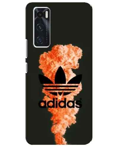 Чехол для Vivo V20 se с картинкой «Оранжевый дым Adidas» Чехол для Vivo V20 se с картинкой «Оранжевый дым Adidas»