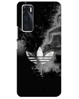Чехол для Vivo V20 se с картинкой «Абстрактный дым Adidas» Чехол для Vivo V20 se с картинкой «Абстрактный дым Adidas»