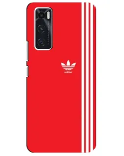 Чехол для Vivo V20 se с картинкой «Красный минимализм Adidas» Чехол для Vivo V20 se с картинкой «Красный минимализм Adidas»