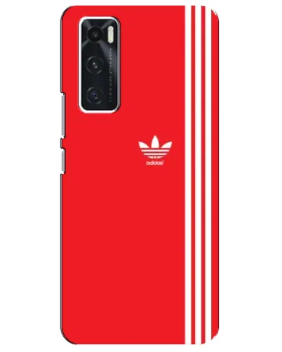 Чехол для Vivo V20 se с картинкой «Красный минимализм Adidas» Чехол для Vivo V20 se с картинкой «Красный минимализм Adidas»