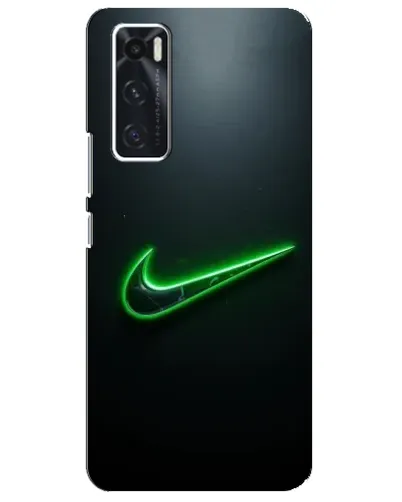 Чехол для Vivo V20 se с картинкой «Неоновый контур Nike»