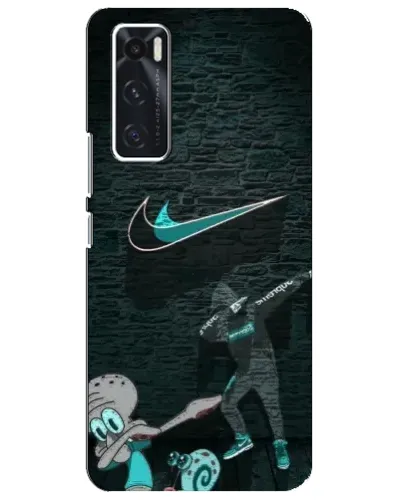 Чехол для Vivo V20 se с картинкой «Спортивный арт Nike»