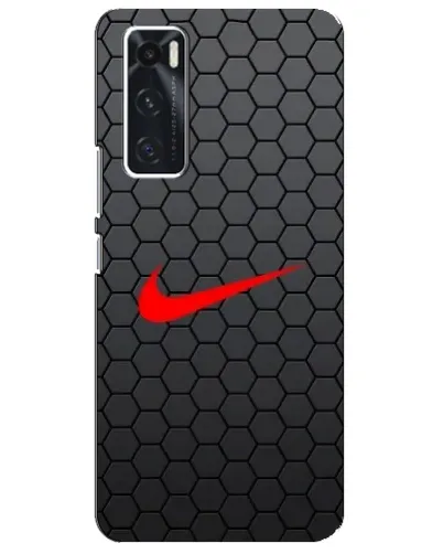 Чехол для Vivo V20 se с картинкой «Nike — карбоновая сетка»