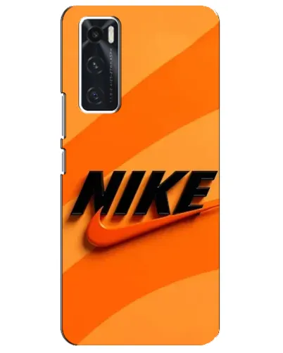 Чехол для Vivo V20 se с картинкой «Оранжевый драйв Nike»