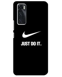 Чехол для Vivo V20 se с картинкой «Классический принт Nike» Чехол для Vivo V20 se с картинкой «Классический принт Nike»