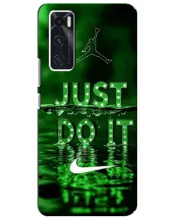 Чехол для Vivo V20 se с картинкой «Зеленый неоновый Nike» Чехол для Vivo V20 se с картинкой «Зеленый неоновый Nike»