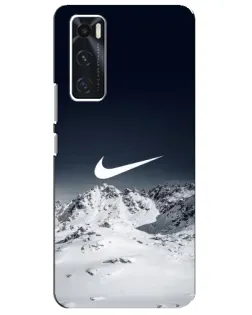 Чехол для Vivo V20 se с картинкой «Nike — зимние горы» Чехол для Vivo V20 se с картинкой «Nike — зимние горы»