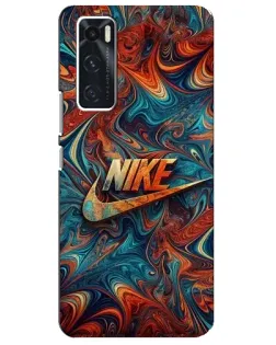 Чехол для Vivo V20 se с картинкой «Nike в абстракции» Чехол для Vivo V20 se с картинкой «Nike в абстракции»