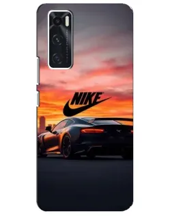 Чехол для Vivo V20 se с картинкой «Nike и суперкар» Чехол для Vivo V20 se с картинкой «Nike и суперкар»