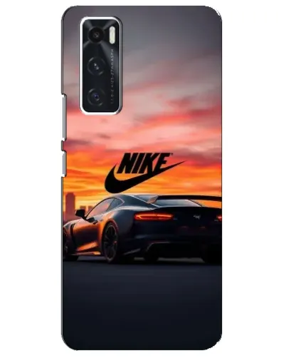 Чехол для Vivo V20 se с картинкой «Nike и суперкар»