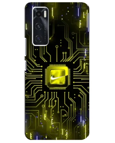 Чехол для Vivo V20 se с картинкой «Nike — золотая искра»