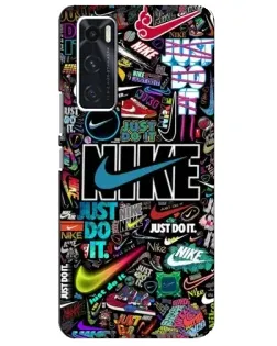 Чехол для Vivo V20 se с картинкой «Яркий коллаж Nike» Чехол для Vivo V20 se с картинкой «Яркий коллаж Nike»