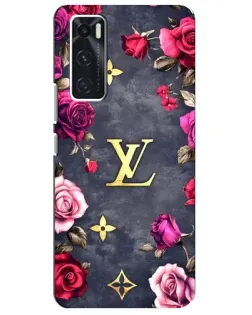 Чехол для Vivo V20 se с картинкой «Цветочный Louis Vuitton» Чехол для Vivo V20 se с картинкой «Цветочный Louis Vuitton»