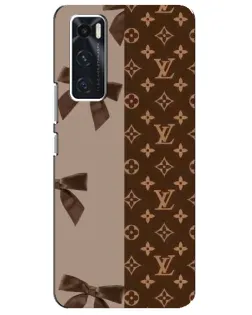 Чехол для Vivo V20 se с картинкой «Louis Vuitton — банты»
