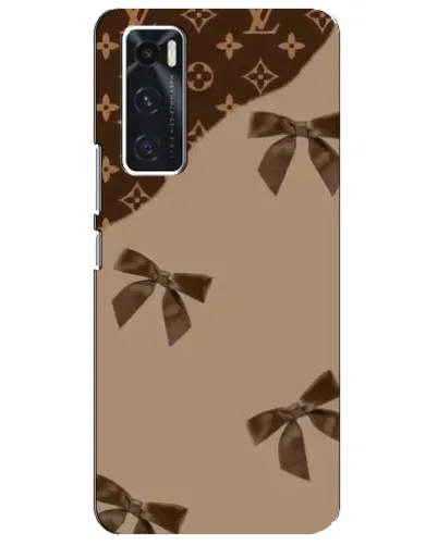 Чехол для Vivo V20 se с картинкой «LV — кофейный атлас» Чехол для Vivo V20 se с картинкой «LV — кофейный атлас»