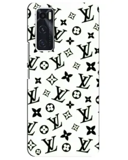 Чехол для Vivo V20 se с картинкой «Монохромный хаос LV»