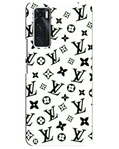 Чехол для Vivo V20 se с картинкой «Монохромный хаос LV» Чехол для Vivo V20 se с картинкой «Монохромный хаос LV»