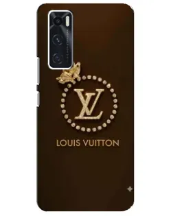Чехол для Vivo V20 se с картинкой «LV — золотая печать»