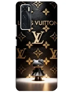 Чехол для Vivo V20 se с картинкой «Монограмма с фигурой»