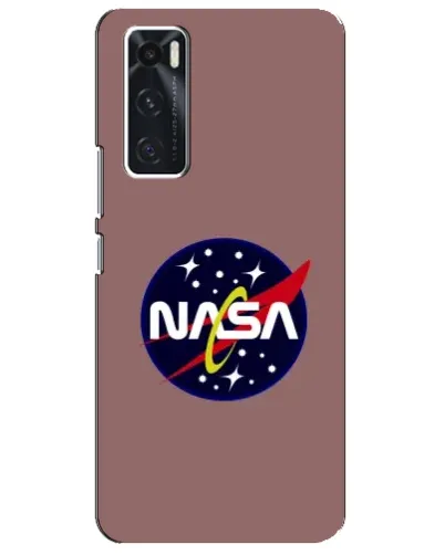 Чехол для Vivo V20 se с картинкой «NASA — ретро космос»