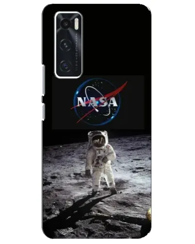 Чехол для Vivo V20 se с картинкой «Астронавт на Луне»