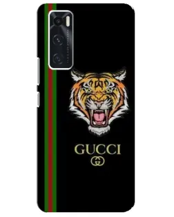 Чехол для Vivo V20 se с картинкой «Тигр Gucci»