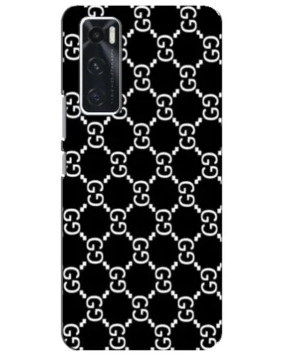 Чехол для Vivo V20 se с картинкой «Gucci — сетчатый паттерн»