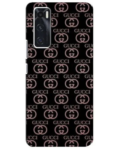 Чехол для Vivo V20 se с картинкой «Классическая монограмма Gucci»