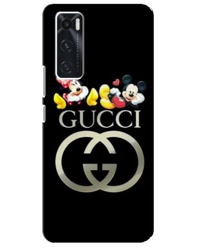 Чехол для Vivo V20 se с картинкой «Gucci — герои Disney»