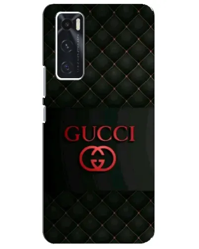 Чехол для Vivo V20 se с картинкой «Gucci — стеганый черный»