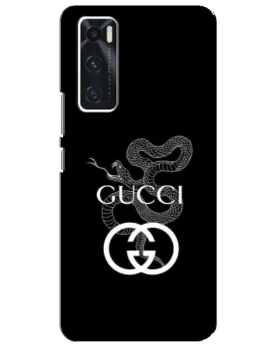 Чехол для Vivo V20 se с картинкой «Gucci — серебряная змея»