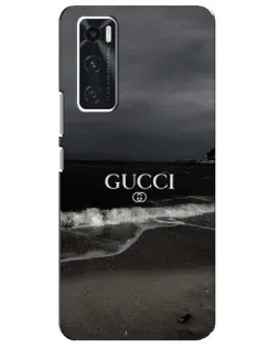 Чехол для Vivo V20 se с картинкой «Gucci — морской прибой»