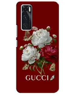 Чехол для Vivo V20 se с картинкой «Gucci —  сад»