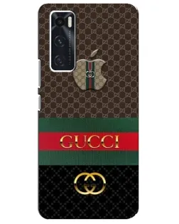 Чехол для Vivo V20 se с картинкой «Gucci — брендированный десерт»