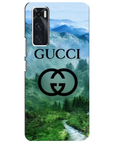 Чехол для Vivo V20 se с картинкой «Gucci — горный пейзаж»