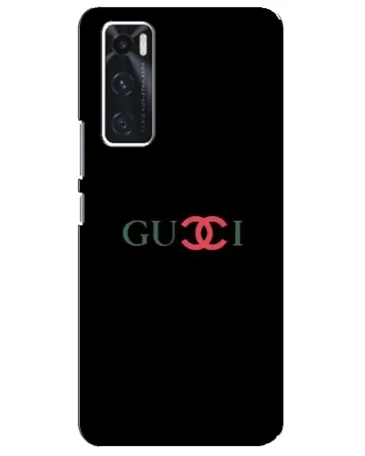 Чехол для Vivo V20 se с картинкой «Gucci — красный градиент»