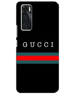 Чехол для Vivo V20 se с картинкой «Gucci — красный пояс»