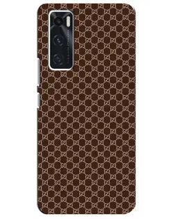 Чехол для Vivo V20 se с картинкой «Gucci — шоколадная сетка»