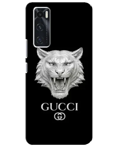 Чехол для Vivo V20 se с картинкой «Gucci — серебряный лев» Чехол для Vivo V20 se с картинкой «Gucci — серебряный лев»