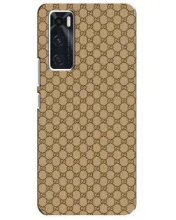Чехол для Vivo V20 se с картинкой «Gucci — классический беж»