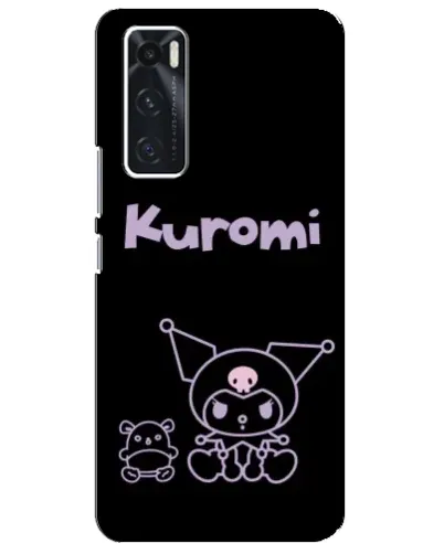Чехол для Vivo V20 se с картинкой «Kuromi — черный минимализм» Чехол для Vivo V20 se с картинкой «Kuromi — черный минимализм»