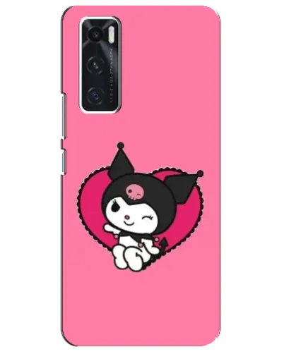 Чехол для Vivo V20 se с картинкой «Kuromi — любовь в сердце» Чехол для Vivo V20 se с картинкой «Kuromi — любовь в сердце»