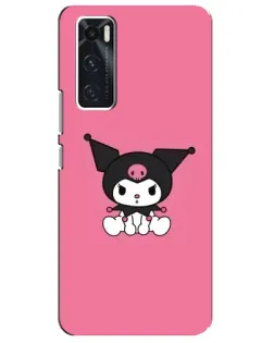 Чехол для Vivo V20 se с картинкой «Хмурая Kuromi»