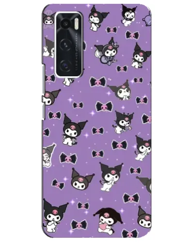Чехол для Vivo V20 se с картинкой «Kuromi — паттерн» Чехол для Vivo V20 se с картинкой «Kuromi — паттерн»