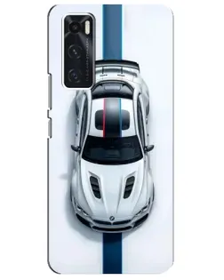 Чехол для Vivo V20 se с картинкой «Вид сверху — BMW M»
