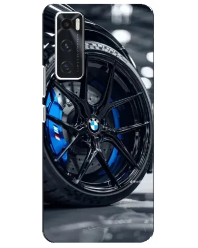 Чехол для Vivo V20 se с картинкой «Колесо BMW вблизи»