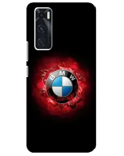 Чехол для Vivo V20 se с картинкой «Логотип BMW — вспышка» Чехол для Vivo V20 se с картинкой «Логотип BMW — вспышка»